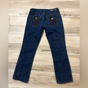 Mek Voyage Gold Metalic Jeans Size 25